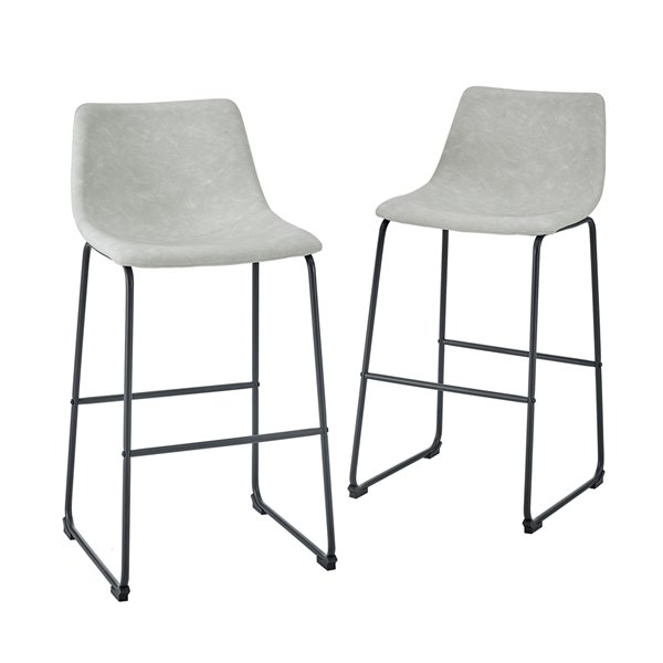 Upholstered Bar Stool Lwhl30gy Rona, What Stool Height For 35 Inch Counter