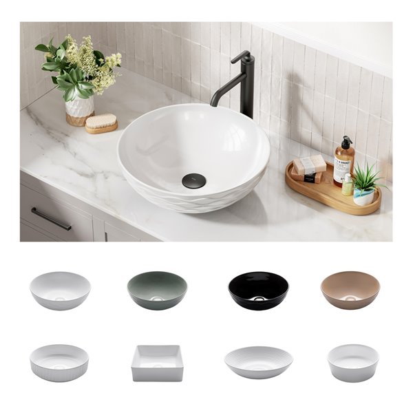 Kraus Black Universal Decorative Sink Drain