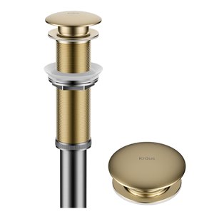 Kraus Gold Universal Decorative Sink Drain