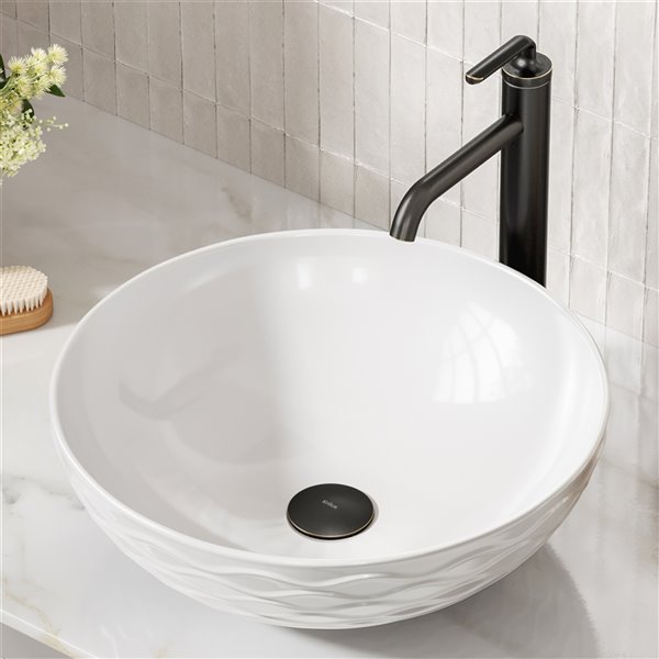 Kraus Bronze Universal Decorative Sink Drain