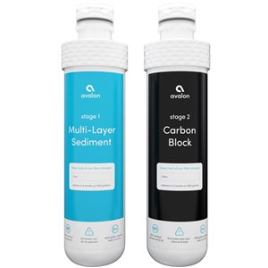 Avalon Filters 2-pack Carbon Block Water Dispenser Replacement Filter