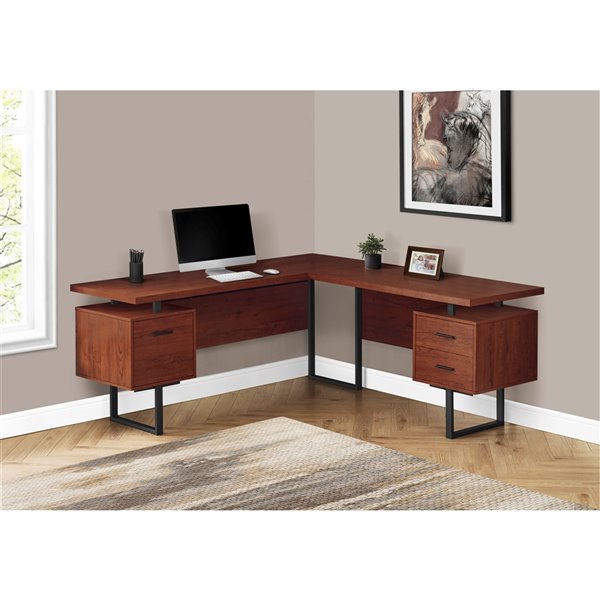 brown cherry desk