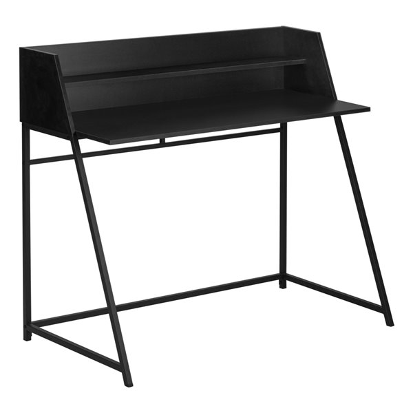 Monarch Specialties 46-in Black Modern/Contemporary Computer Desk