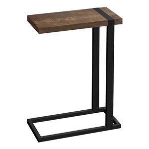 Monarch Specialties Brown Composite Rectangular C Table