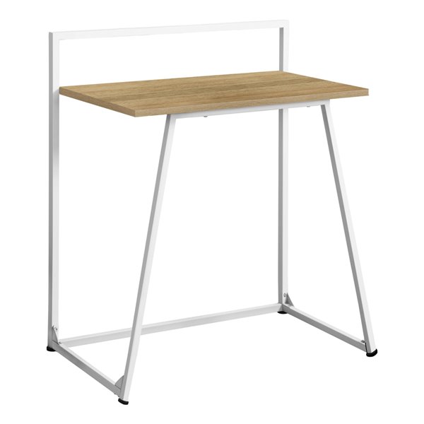 Bureau d'étudiant moderne/contemporain naturel par Monarch Specialties de 27,75 po