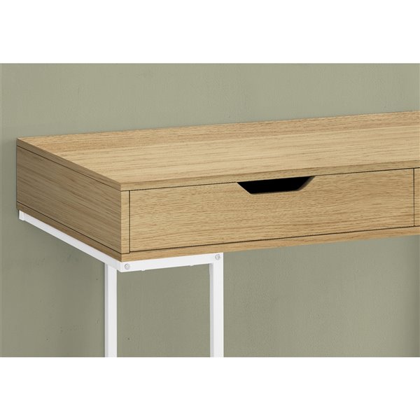 Monarch Specialties 47.25-in Natural Modern/Contemporary Computer Desk
