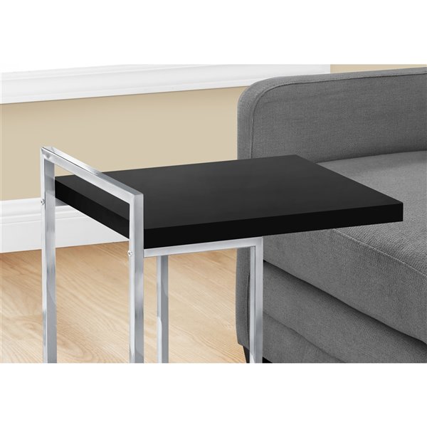 Monarch Specialties Black Composite Rectangular C Table