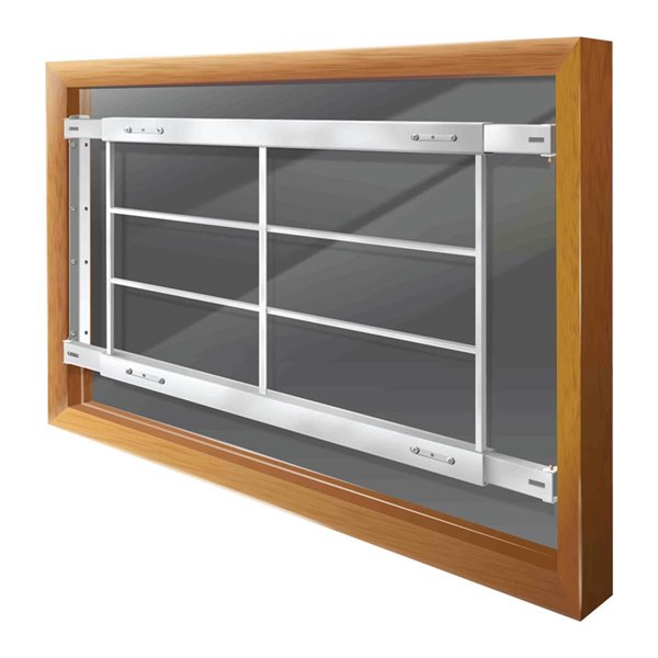 Mr. Goodbar Series D 52-in X 21-in Adjustable White Fixed Window ...