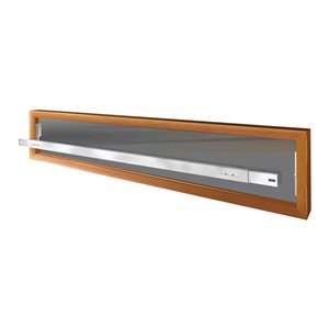 Mr. Goodbar Series A 62-in x 6-in Adjustable White Removable Window Security Bar