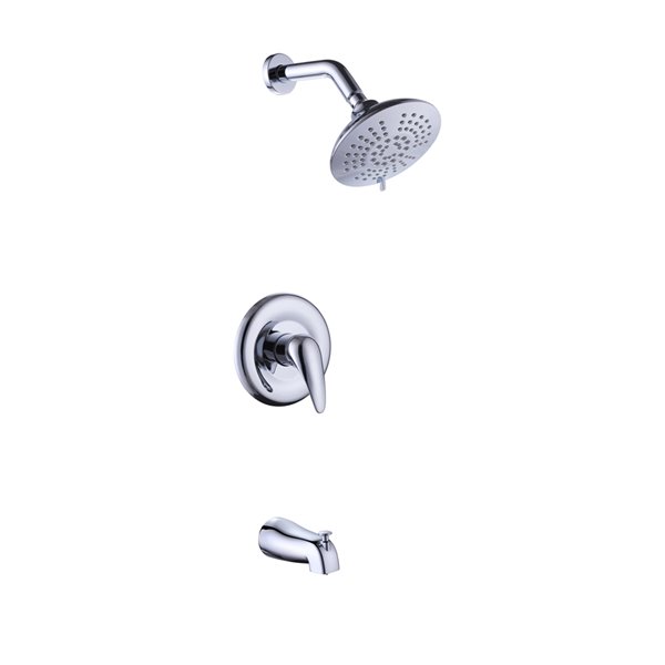 TRUSTMADE 2spray Builtin Shower System Chrome Polished TMSFLYJ