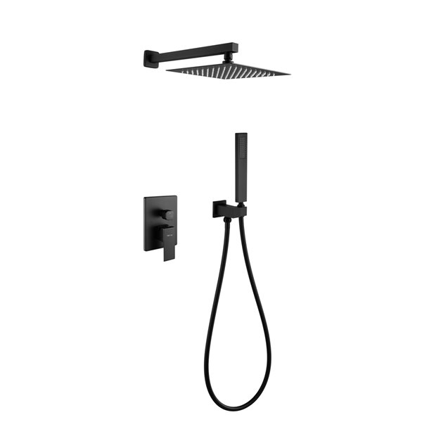 TRUSTMADE 2spray Builtin Shower System (Matte Black) TMSF12LYJ2W02MB