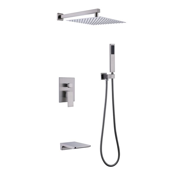 TRUSTMADE 3spray Builtin Shower System Brushed Nickel TMSF12LYJ