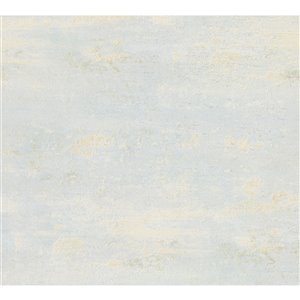 Advantage Deluxe 57.8-sq. ft. Light Blue Vinyl Textured Abstract 3D Unpasted Wallpaper