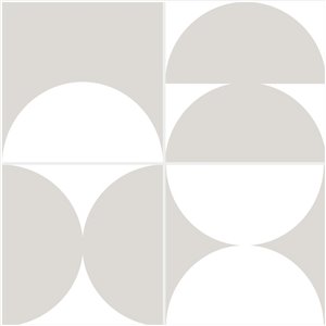 Floorpops Eclipse 10-Piece 12-in x 12-in White Peel and Stick Vinyl Tile