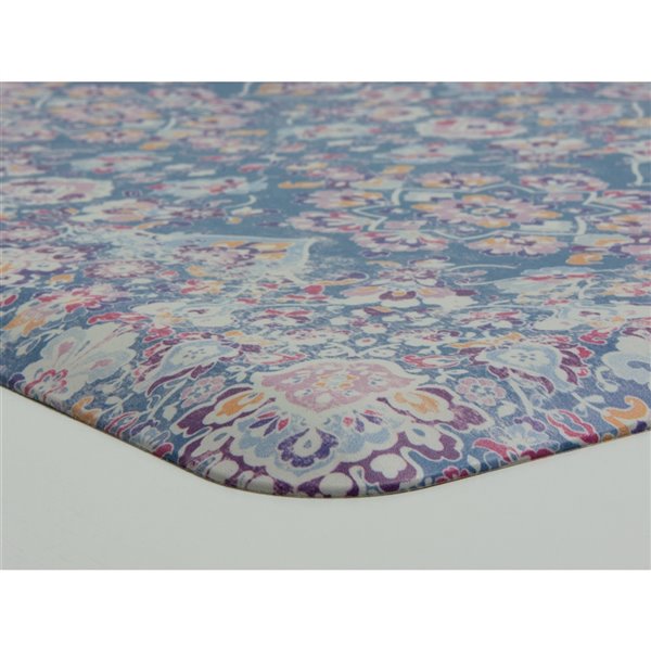 Floorpops Kilim Blue Rectangular Indoor Anti-Fatigue Mat