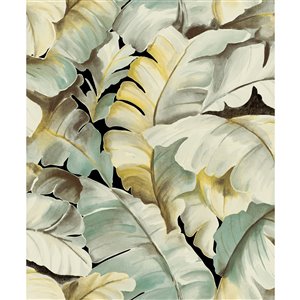 Advantage Deluxe 57.8-sq. ft. Green Vinyl Ivy/Vines Unpasted Wallpaper