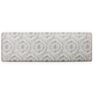 Floorpops Harper Grey Rectangular Indoor Anti-Fatigue Long Mat