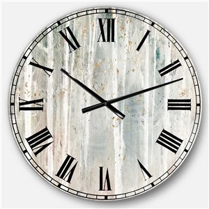 DesignArt 23-in x 23-in A Woodland Walk Into The Forest III Traditional Round Wall Clock