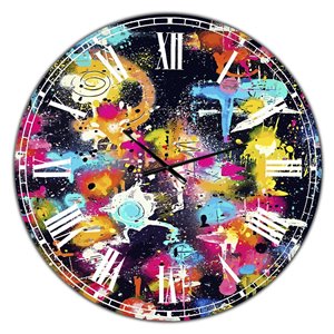 DesignArt 36-in x 36-in The Lovers The Dreamers & Me Oversized Modern Round Wall Clock
