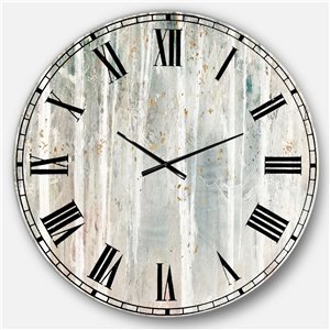 DesignArt 36-in x 36-in A Woodland Walk Into The Forest III Traditional Round Wall Clock