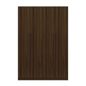 Vestiaire-penderie à 4 portes de 55,2 po Gramercy par Comfort Mulberry, brun