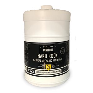 Savon à mains pour mécaniciens Hard Rock de JANITORI, 3.6L