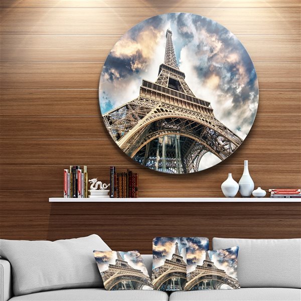 40€ sur Tour Eiffel Paris Décoration Murale en métal, Art Mural Sculpture  Paris - 61x78 cm - Achat & prix