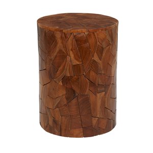 Grayson Lane Teak Wood Rustic Coffee Table in the Coffee Tables department  at