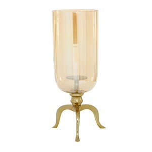 19-in x 16-in Traditional Candlestick Holders Gold Aluminum