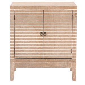 36 In. x 30 In. Contemporary Cabinet Light Brown Wood