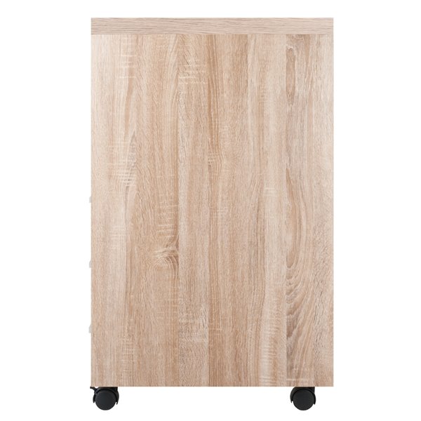 Winsome Wood Kenner Reclaimed Wood and White 1-shelf Office Cabinet