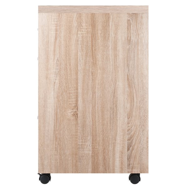 Winsome Wood Kenner Reclaimed Wood and White Office Cabinet