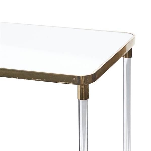 Grayson Lane 32-in x 44-in Mirrored Modern Console Table