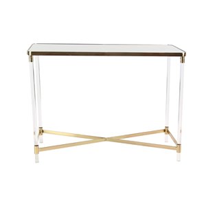 Grayson Lane 32-in x 44-in Mirrored Modern Console Table