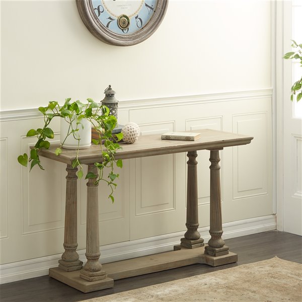 Grayson Lane 30-in x 52-in Wood Rustic Console Table