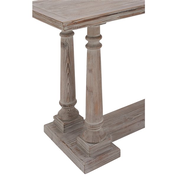 Grayson Lane 30-in x 52-in Wood Rustic Console Table