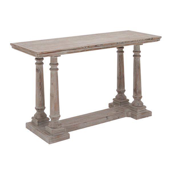 Grayson Lane 30-in x 52-in Wood Rustic Console Table