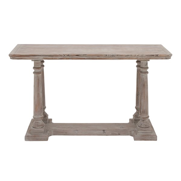 Grayson Lane 30-in x 52-in Wood Rustic Console Table