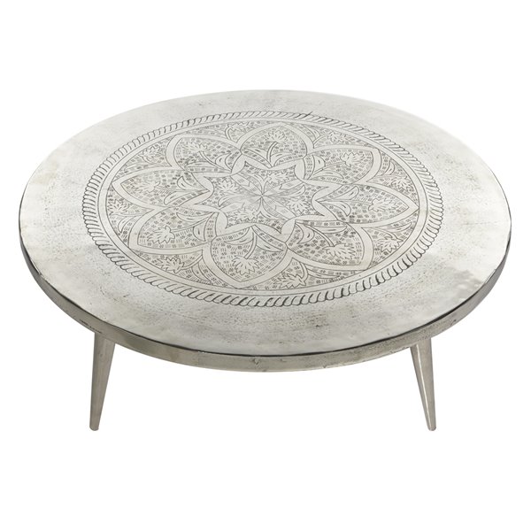 Grayson Lane Traditional Metal Coffee Table