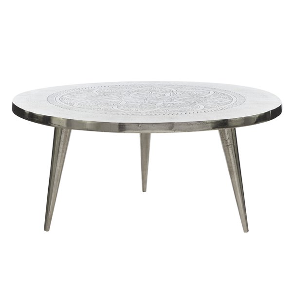 Grayson Lane Traditional Metal Coffee Table