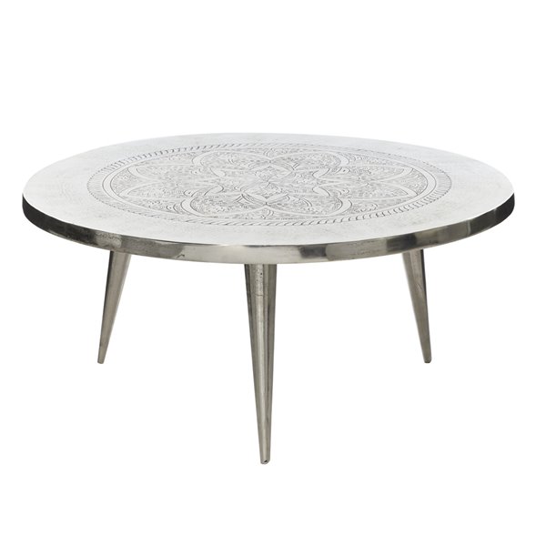 Grayson Lane Traditional Metal Coffee Table