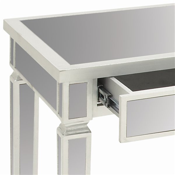 Grayson Lane 30-in x 42-in  Modern/Contemporary Glam Desk - White Wood