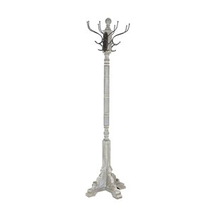 Grayson Lane 74-in x 19 In Grey 12-Hook Coat Stand