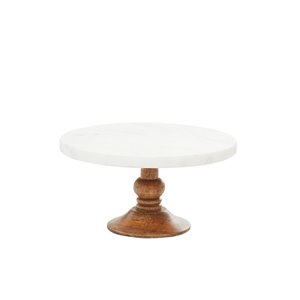 Grayson Lane 5-in x 10-in Natural White Marble Serving Tray