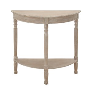 Grayson Lane 32-in x 32-in Wood Rustic Console Table - Light Brown