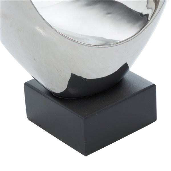 Grayson Lane Black Ceramic Modern Sculpture | 91968
