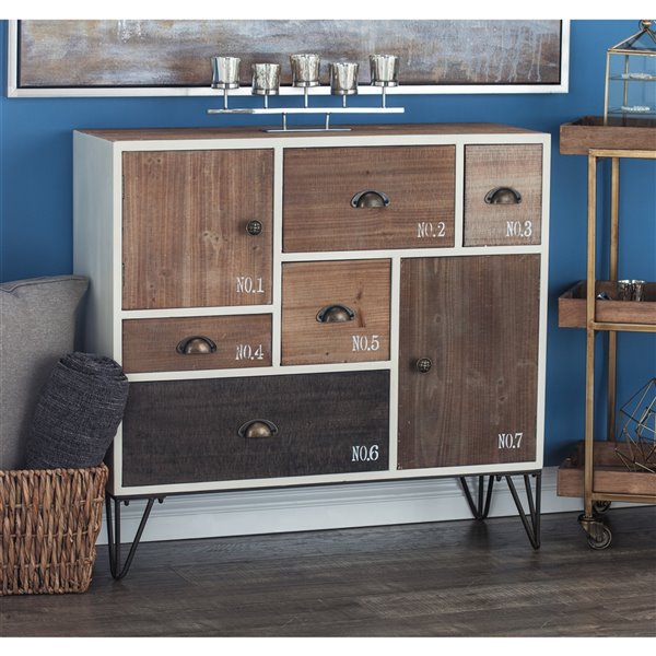 Grayson Lane Brown 5-Drawer Accent Chest