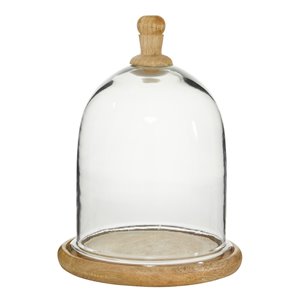 Grayson Lane 11-in x 8-in Clear Glass Farmhouse Serving Tray