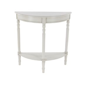 Grayson Lane 32-in x 32-in Wood Traditional Console Table - Light Grey