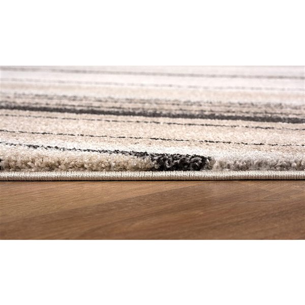 Rug Branch Contemporary Scandinavian  Cream Beige Indoor Area Rug - 6x9